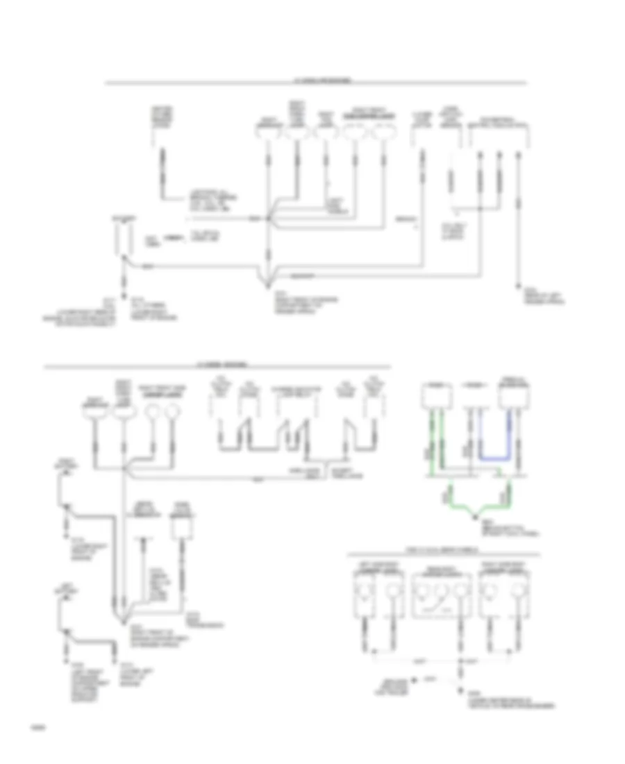Ground Distribution Wiring Diagram 1 of 4 for Ford Bronco 1994