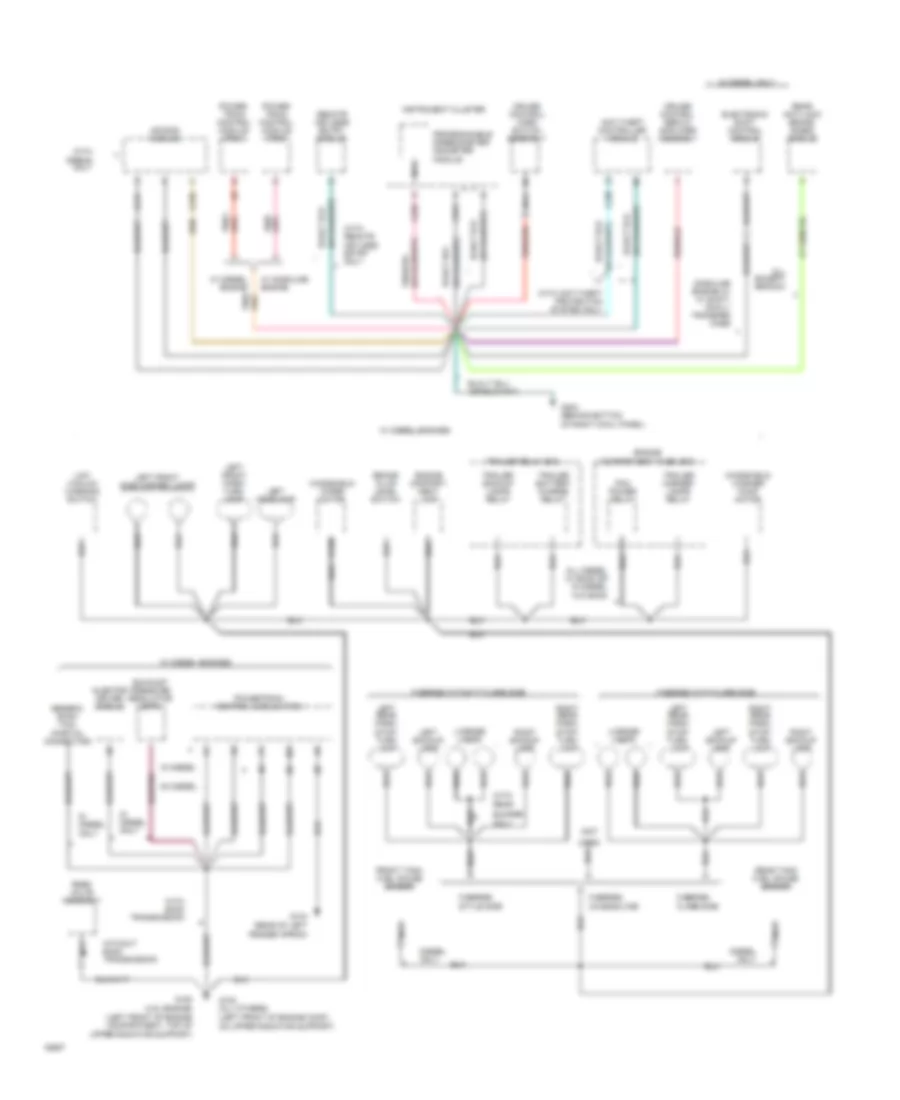 Ground Distribution Wiring Diagram (2 of 4) for Ford Bronco 1994