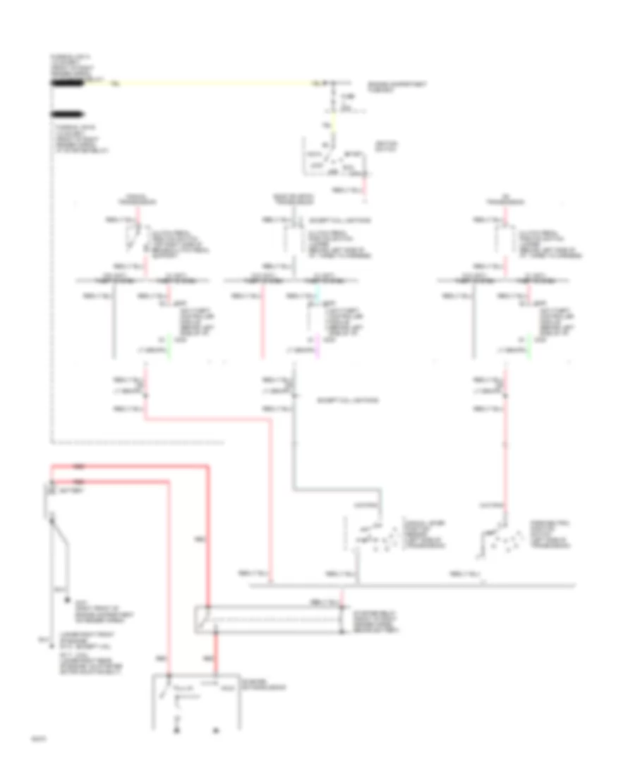 5.0L, Starting Wiring Diagram for Ford Bronco 1994