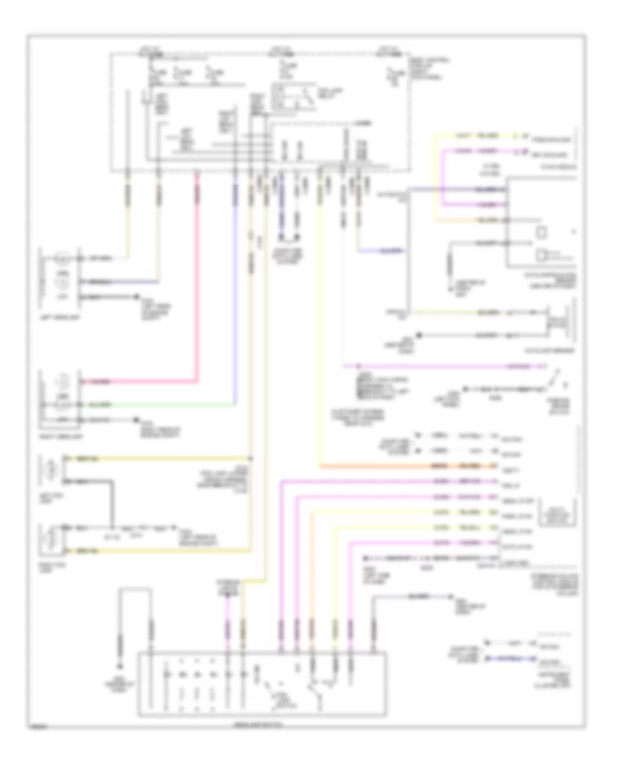 Headlights Wiring Diagram for Ford F-350 Super Duty XLT 2013
