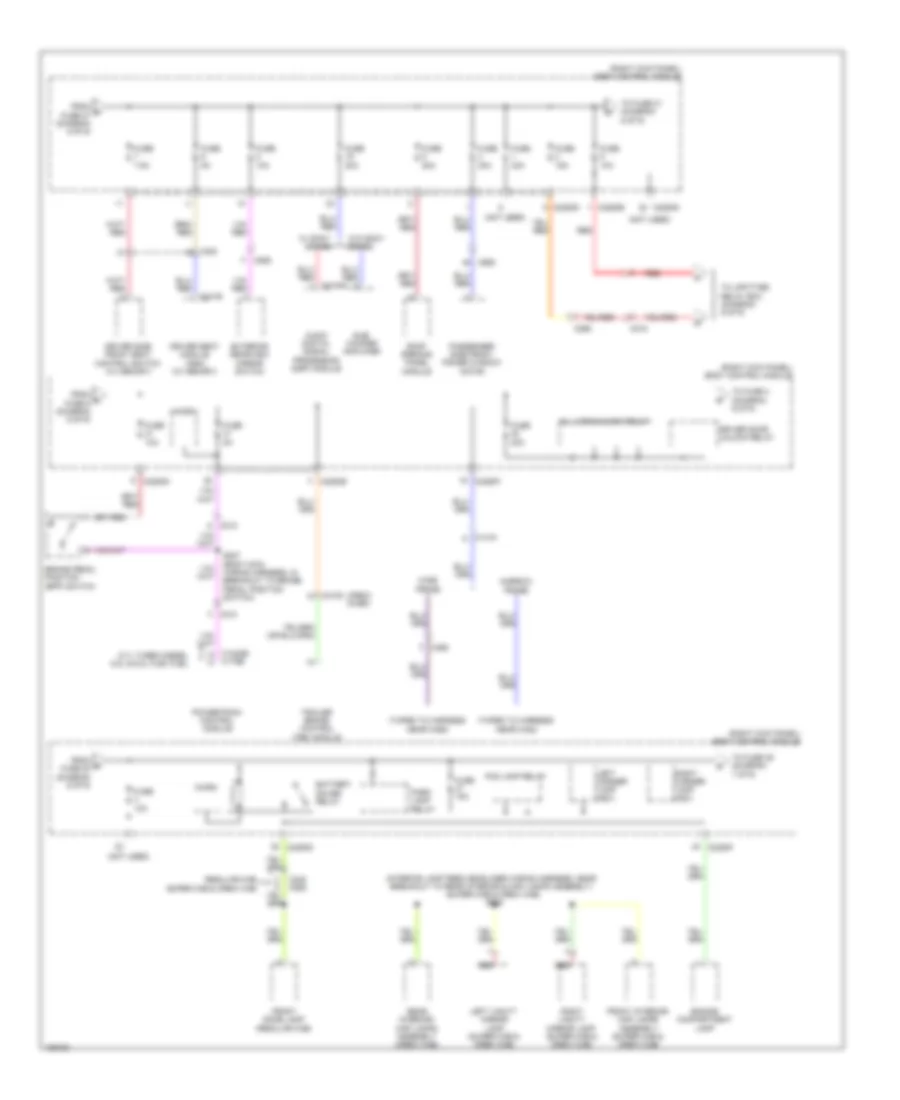Power Distribution Wiring Diagram (6 of 9) for Ford F-250 Super Duty Lariat 2014