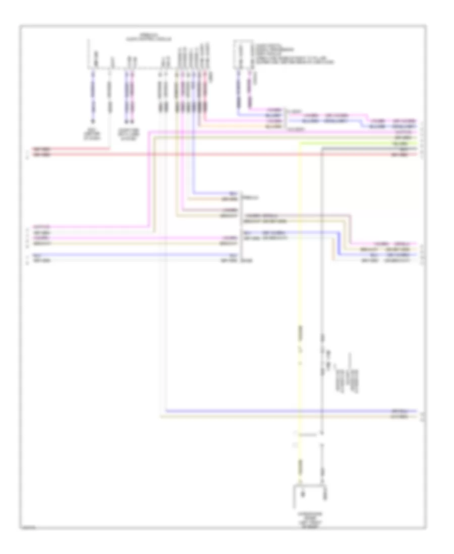 SYNC Radio Wiring Diagram 2 of 3 for Ford F 250 Super Duty Lariat 2014