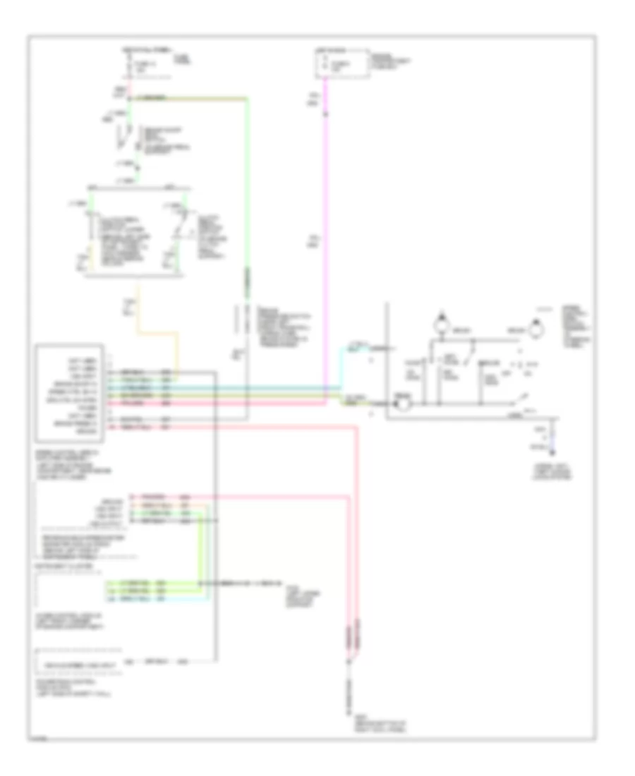 Cruise Control Wiring Diagram for Ford Bronco 1996