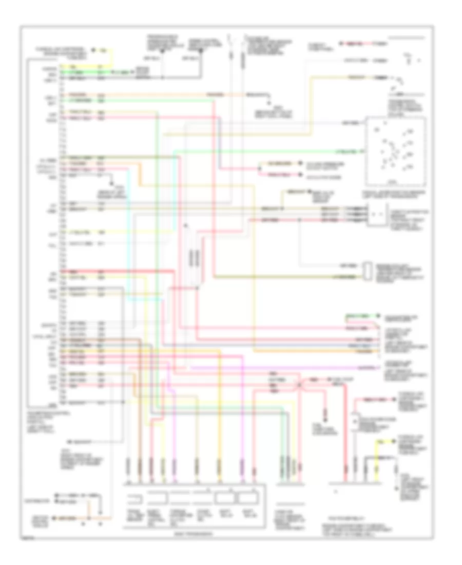 5 0L E4OD Transmission Wiring Diagram for Ford Cab  Chassis F350 1994