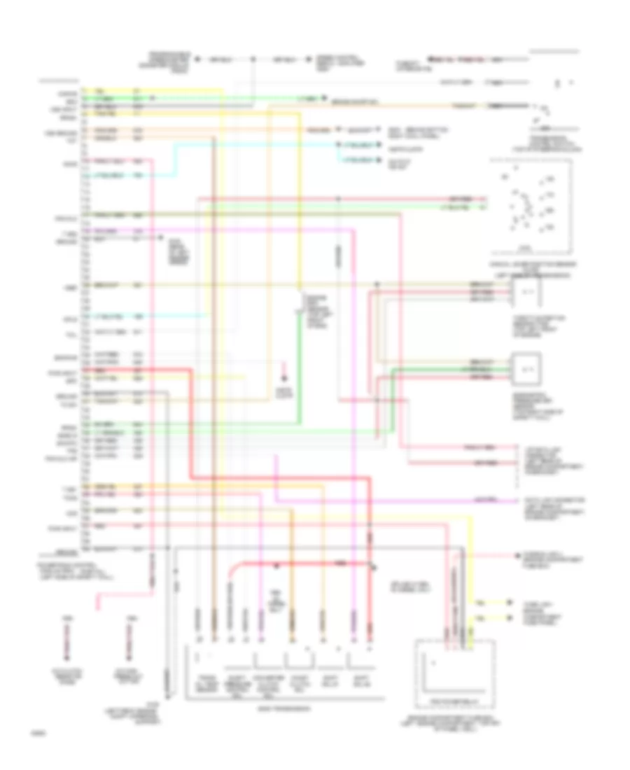7 3L Diesel Transmission Wiring Diagram for Ford Cab  Chassis F350 1994
