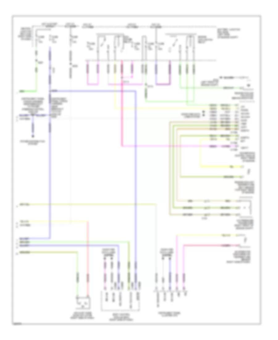 Manual AC Wiring Diagram (2 of 2) for Ford Fiesta S 2012