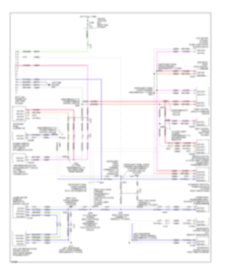 Computer Data Lines Wiring Diagram for Ford Fiesta S 2012