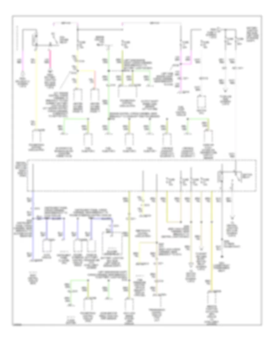 Power Distribution Wiring Diagram 2 of 5 for Ford Fiesta S 2012