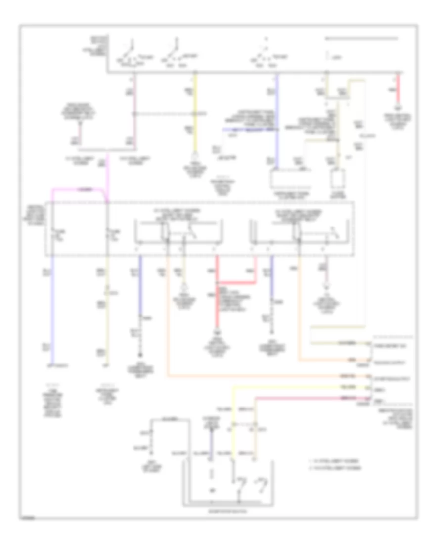 Power Distribution Wiring Diagram 4 of 5 for Ford Fiesta S 2012