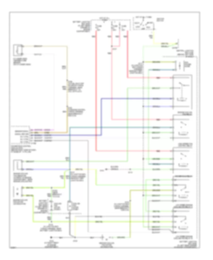 Cooling Fan Wiring Diagram for Ford Focus ZX5 SES 2005