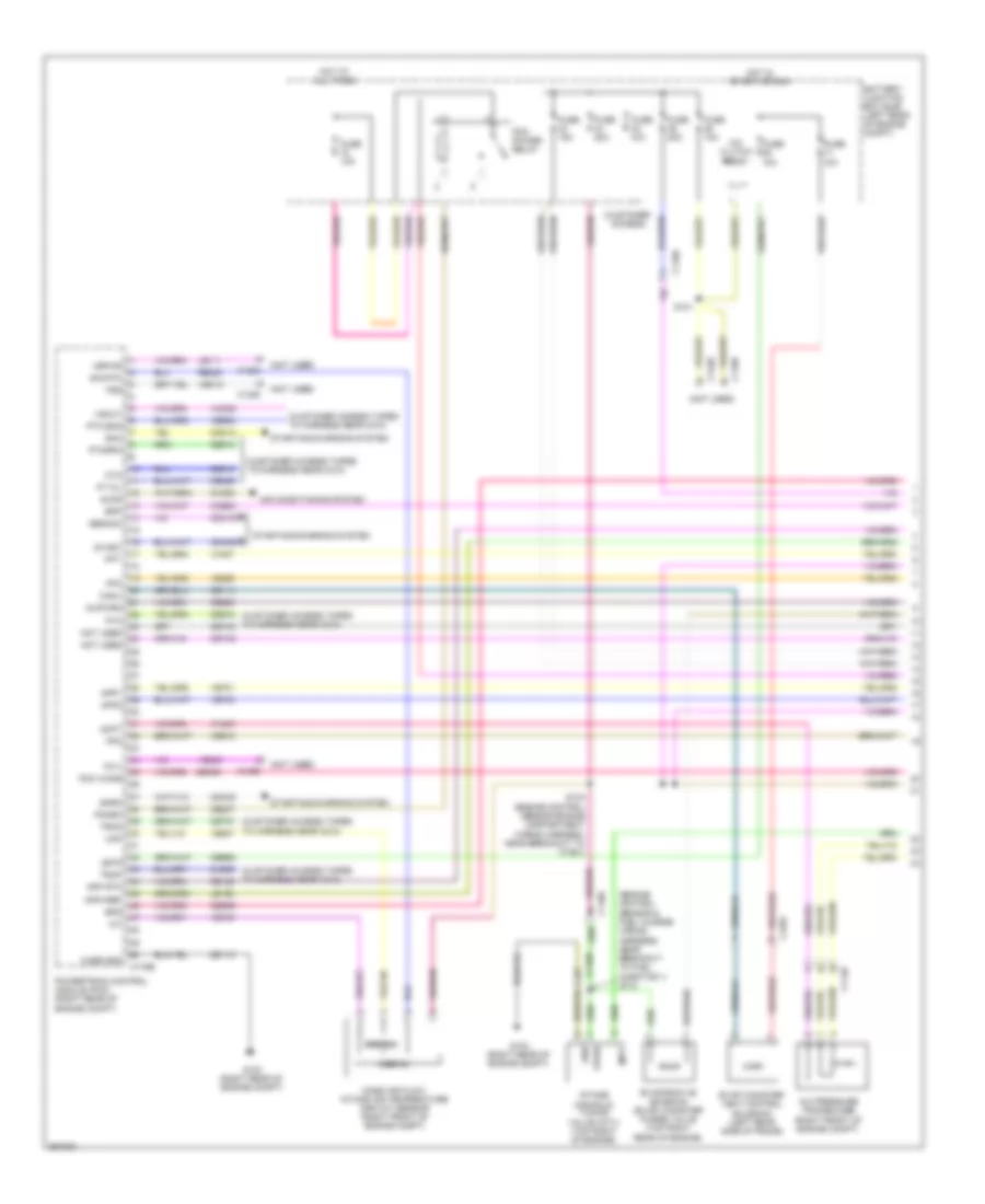 6.8L, Engine Performance Wiring Diagram (1 of 6) for Ford F-450 Super Duty King Ranch 2013