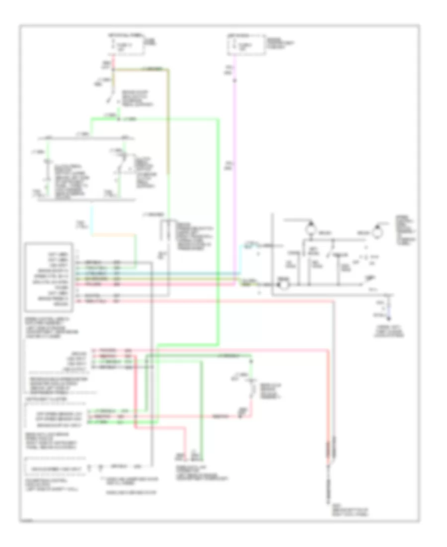 5.8L, Cruise Control Wiring Diagram for Ford Cab  Chassis F350 1996
