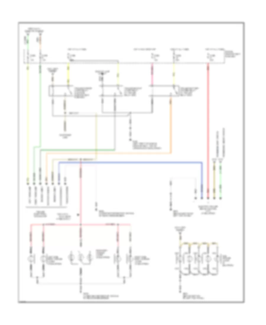 Exterior Lamps Wiring Diagram (2 of 2) for Ford Cab  Chassis F350 1996