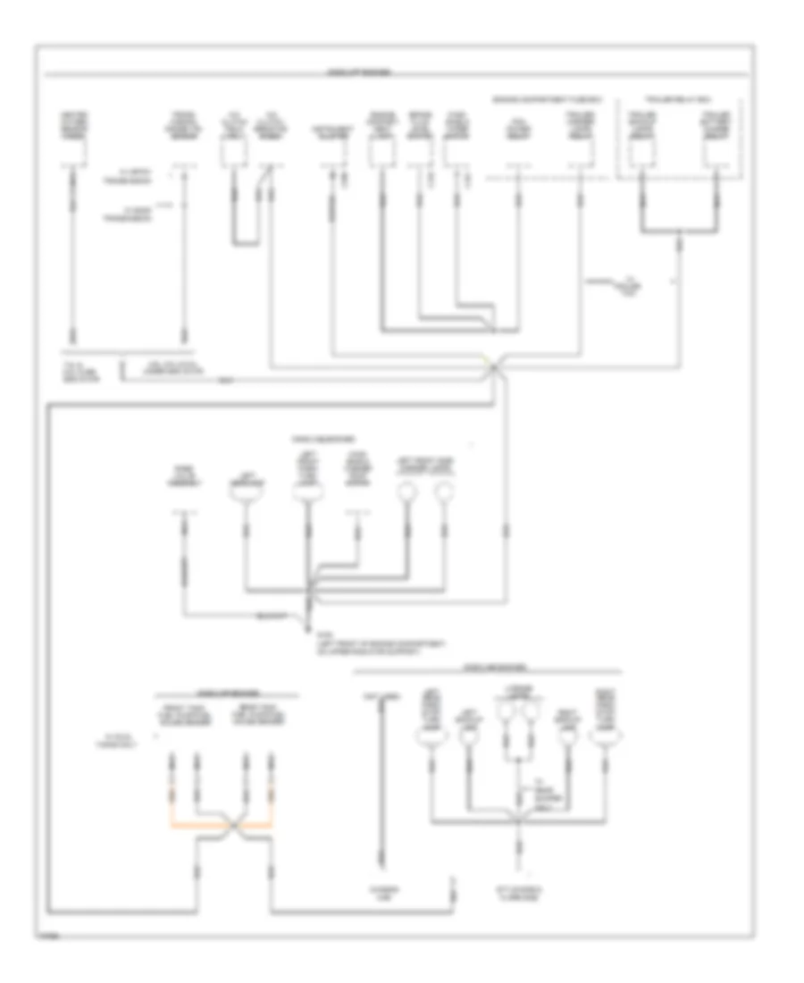 Ground Distribution Wiring Diagram 3 of 4 for Ford Cab  Chassis F350 1996