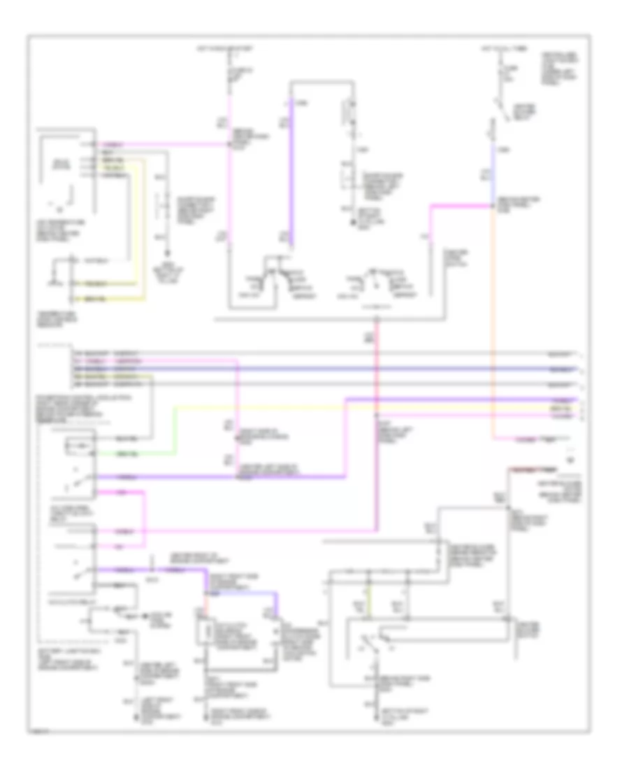 AC Wiring Diagram (1 of 2) for Ford Contour 1998