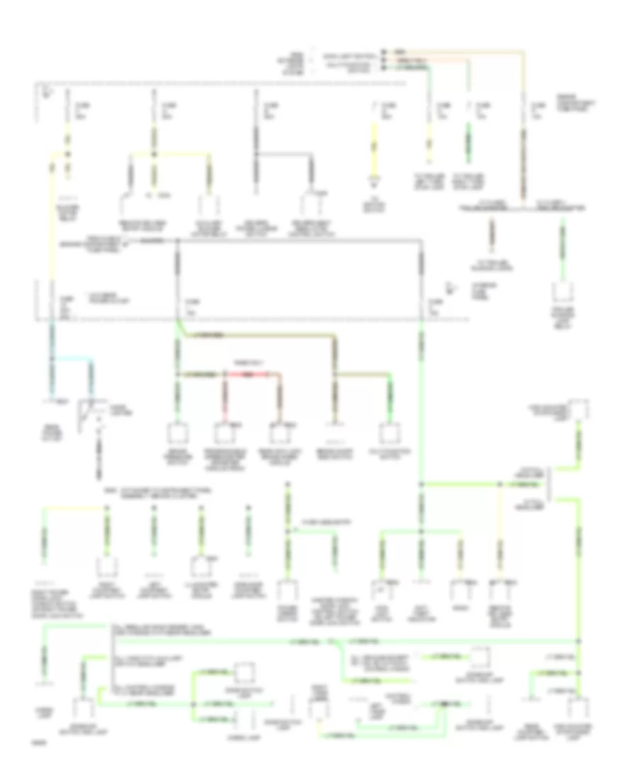 Power Distribution Wiring Diagram 2 of 4 for Ford Club Wagon E150 1994