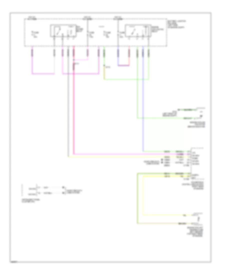 Cooling Fan Wiring Diagram for Ford Fiesta SE 2012
