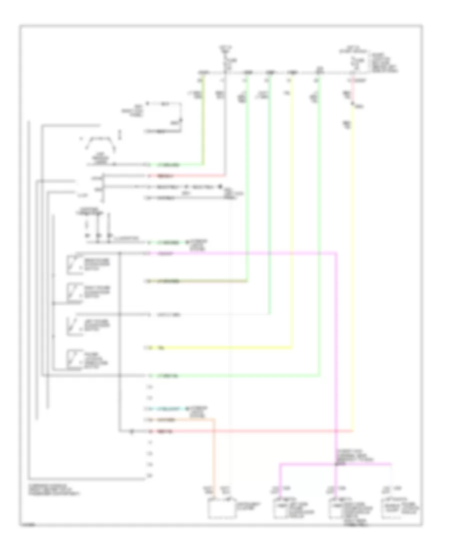 Overhead Console Wiring Diagram for Ford Freestar SE 2004