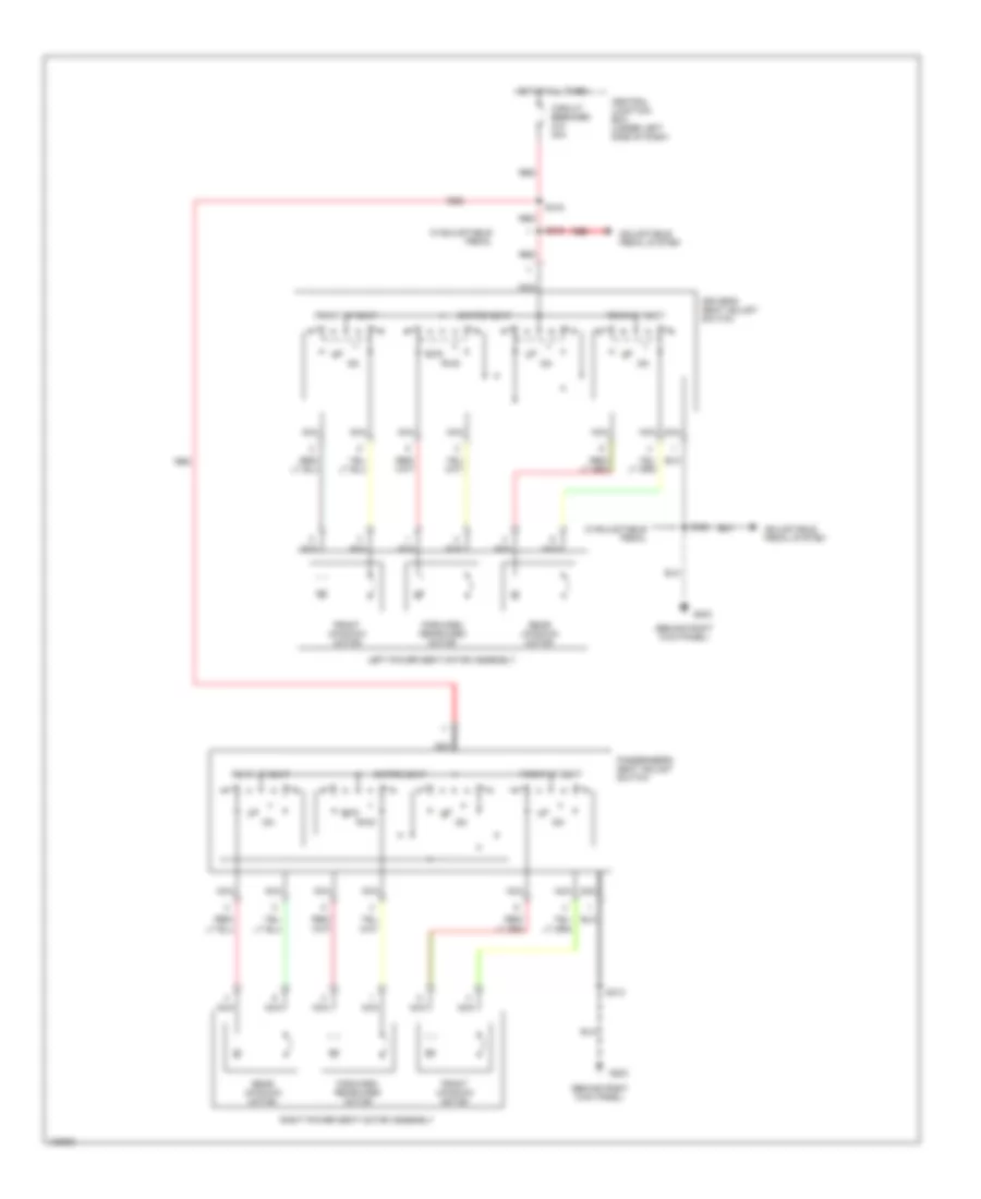6 Way Power Seat Wiring Diagram for Ford Taurus SES 2001