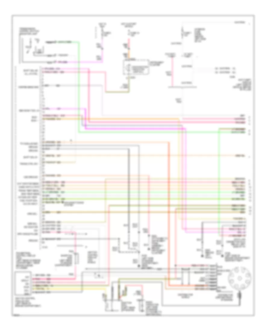 5.0L, Engine Performance Wiring Diagrams (1 of 4) for Ford Club Wagon E150 1996