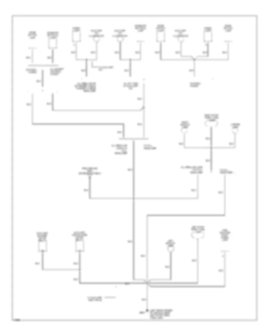 Ground Distribution Wiring Diagram 6 of 6 for Ford Club Wagon E150 1996