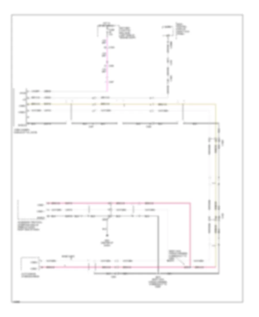 Rear Camera Wiring Diagram for Ford F-250 Super Duty XL 2014