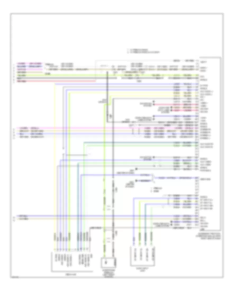 SYNC Radio Wiring Diagram 3 of 3 for Ford F 250 Super Duty XL 2014