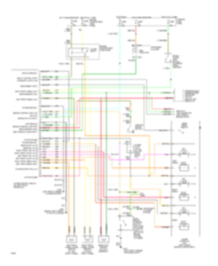 Anti Lock Brake Wiring Diagram 4 Wheel ABS for Ford Club Wagon E350 1994