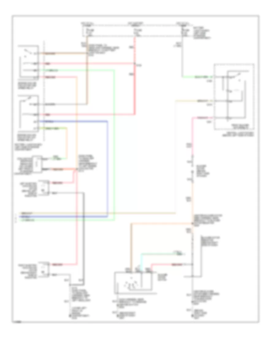 Manual AC Wiring Diagram (2 of 2) for Ford Windstar 2001