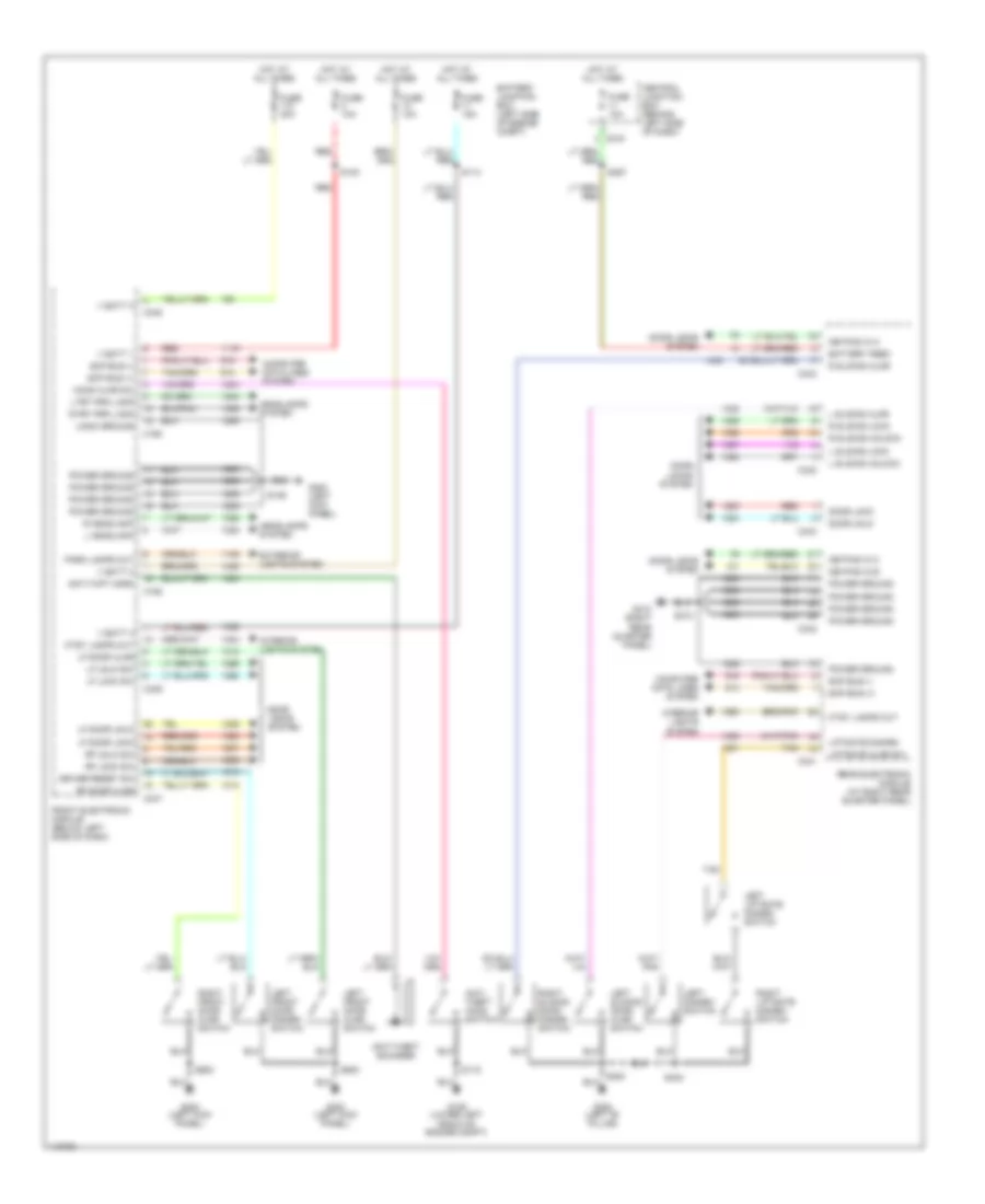 Forced Entry Wiring Diagram for Ford Windstar 2001