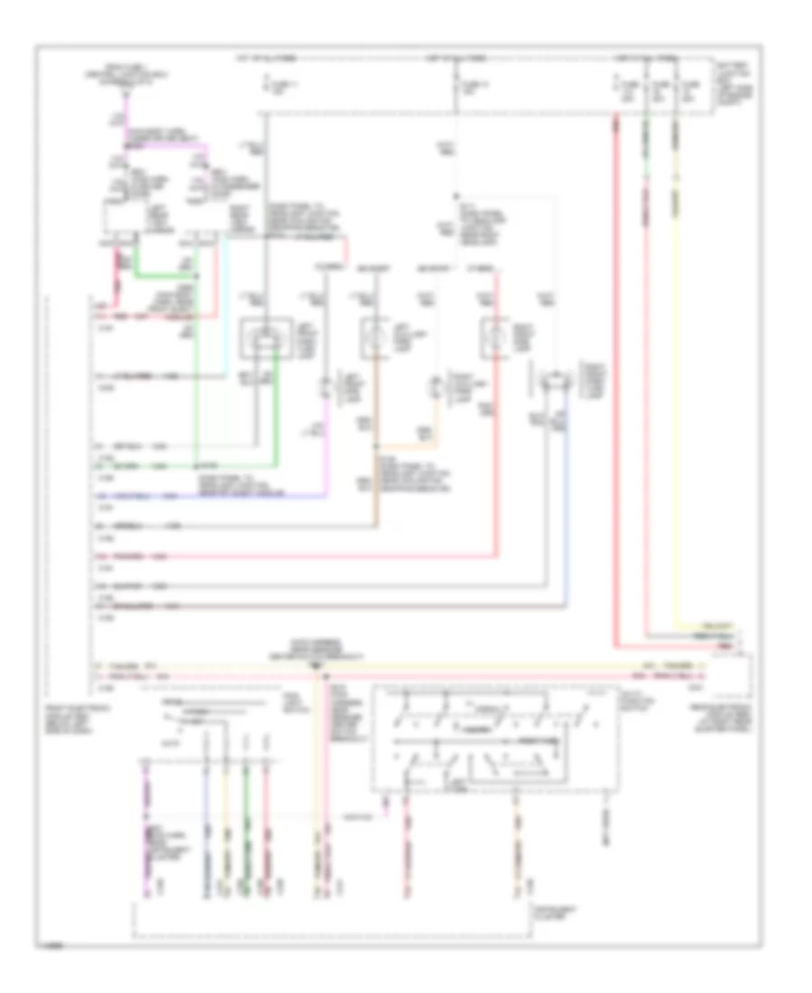 Exterior Lamps  Trailer connector Wiring Diagram (1 of 2) for Ford Windstar 2001