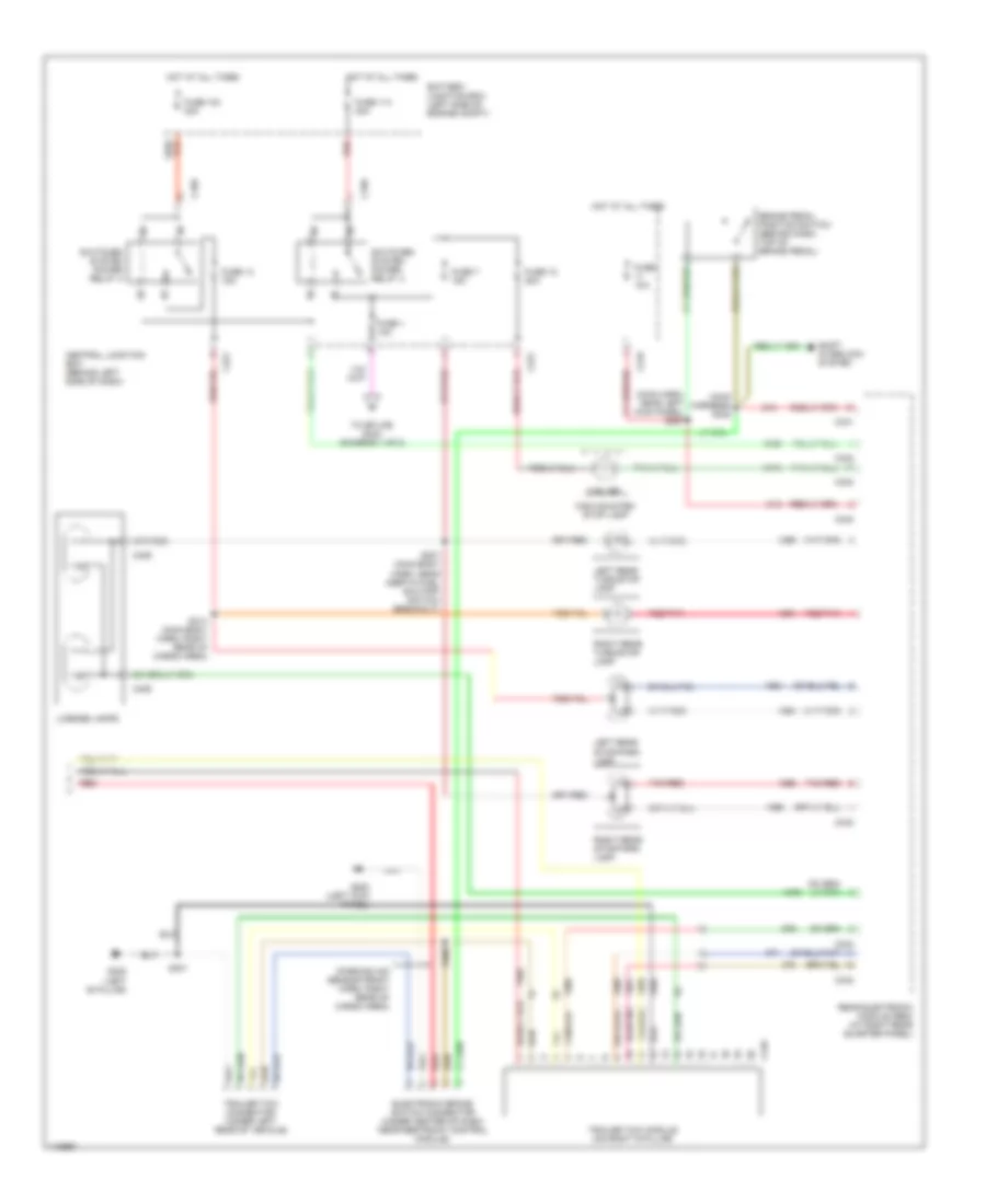 Exterior Lamps  Trailer connector Wiring Diagram (2 of 2) for Ford Windstar 2001