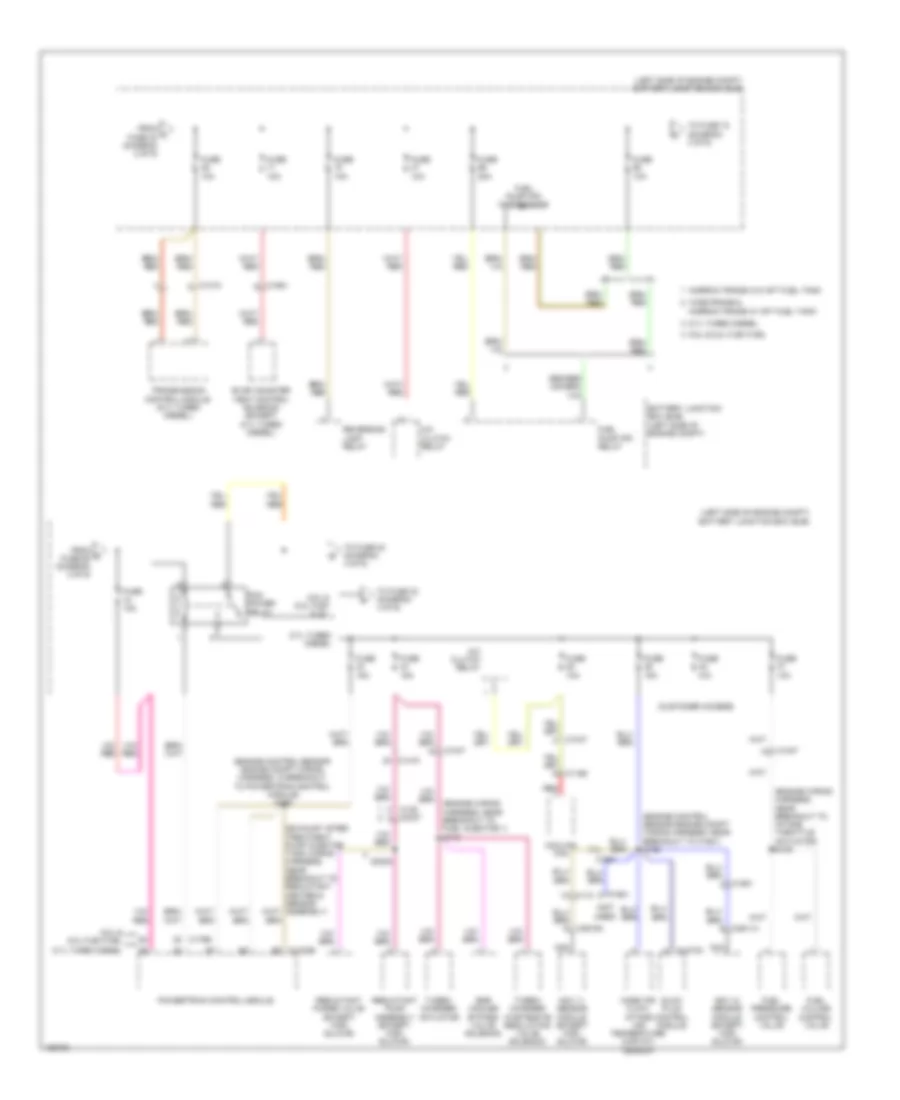 Power Distribution Wiring Diagram (3 of 9) for Ford F-250 Super Duty XLT 2014