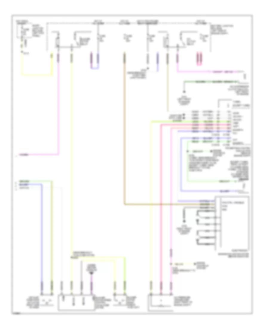 Automatic AC Wiring Diagram (2 of 2) for Ford Taurus SEL 2010
