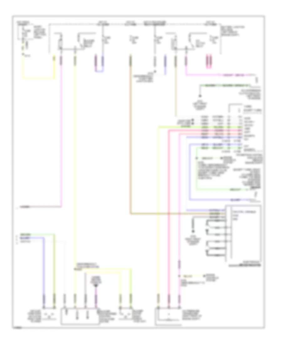 Manual A C Wiring Diagram 2 of 2 for Ford Taurus SEL 2010