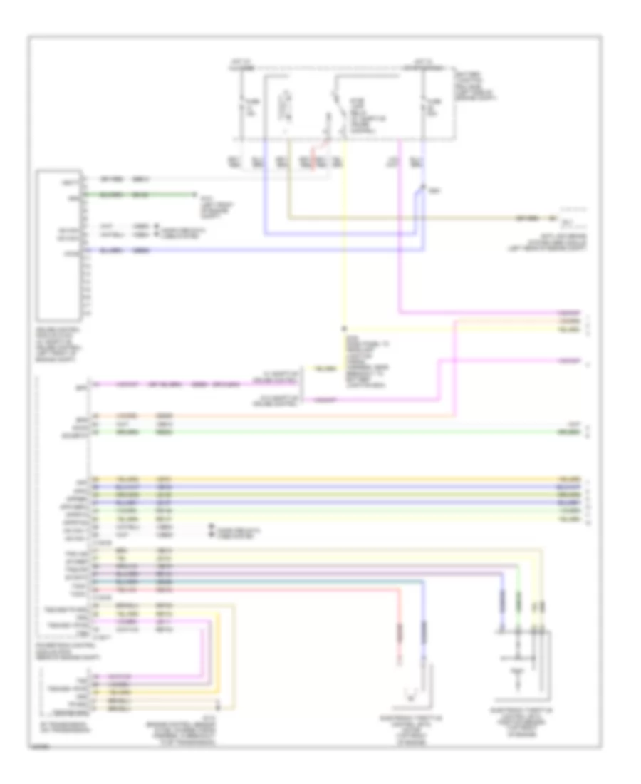 3.5L Twin Turbo, Cruise Control Wiring Diagram (1 of 2) for Ford Taurus SEL 2010