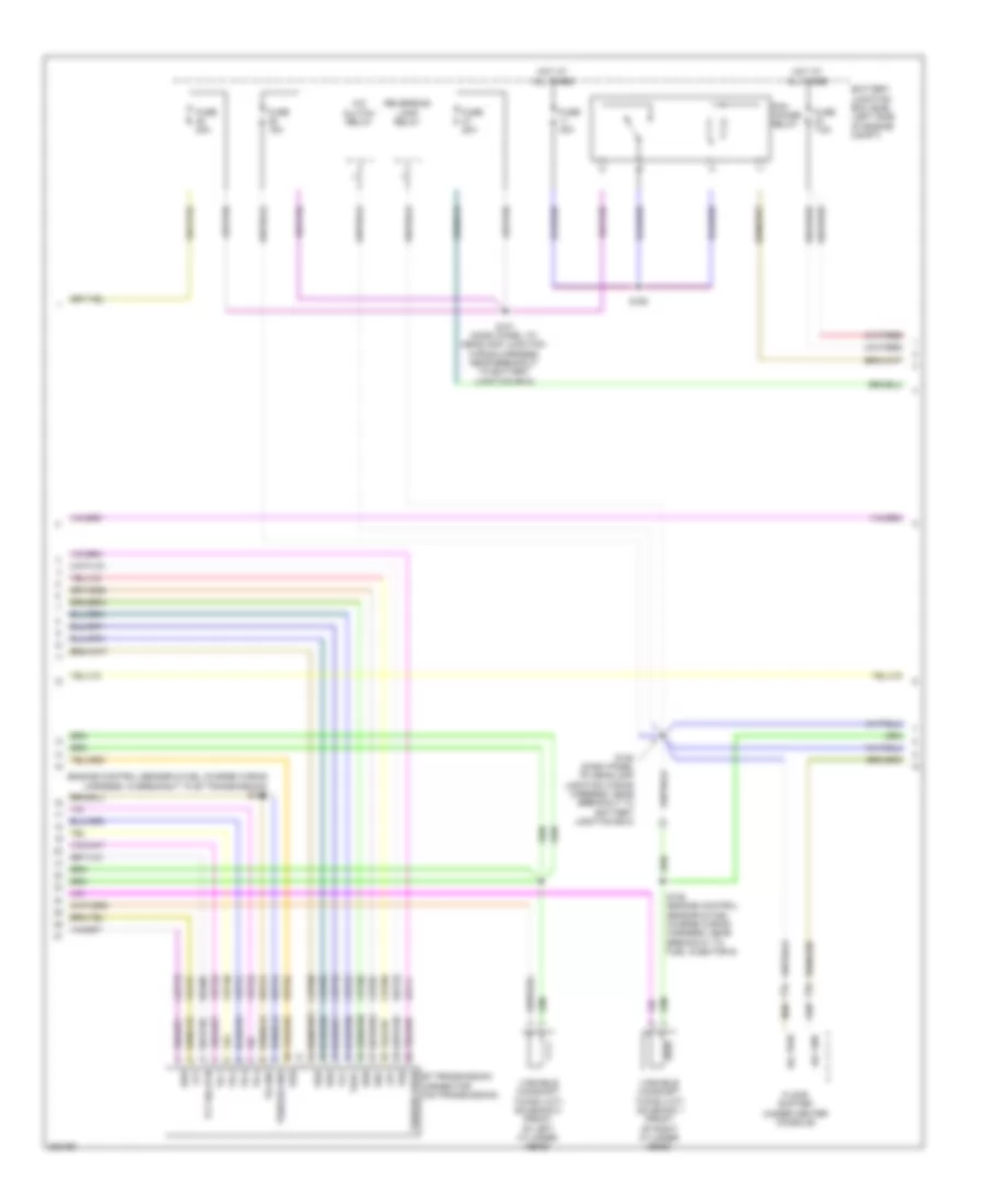 3.5L, Engine Performance Wiring Diagram (4 of 6) for Ford Taurus SEL 2010