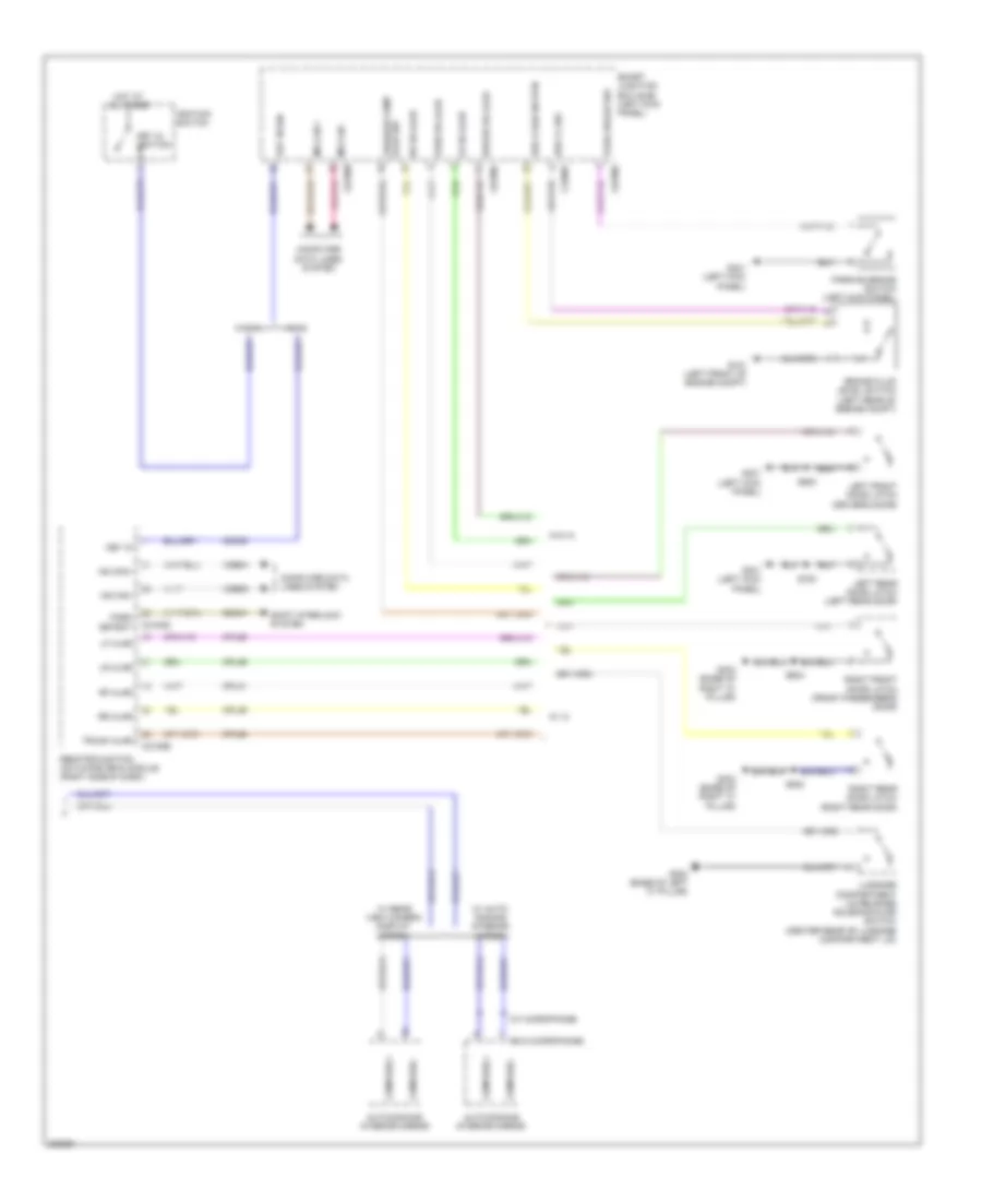 Instrument Cluster Wiring Diagram 2 of 2 for Ford Taurus SEL 2010