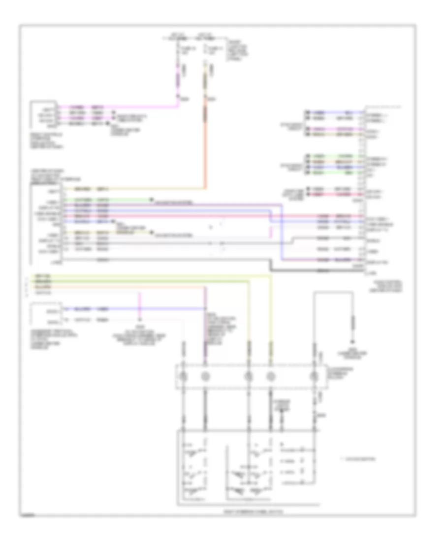 SONY Radio Wiring Diagram (3 of 3) for Ford Taurus SEL 2010
