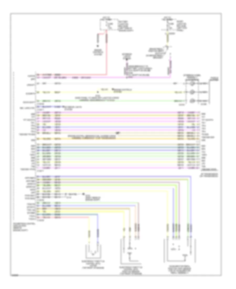 3.5L Twin Turbo, AT Wiring Diagram for Ford Taurus SEL 2010