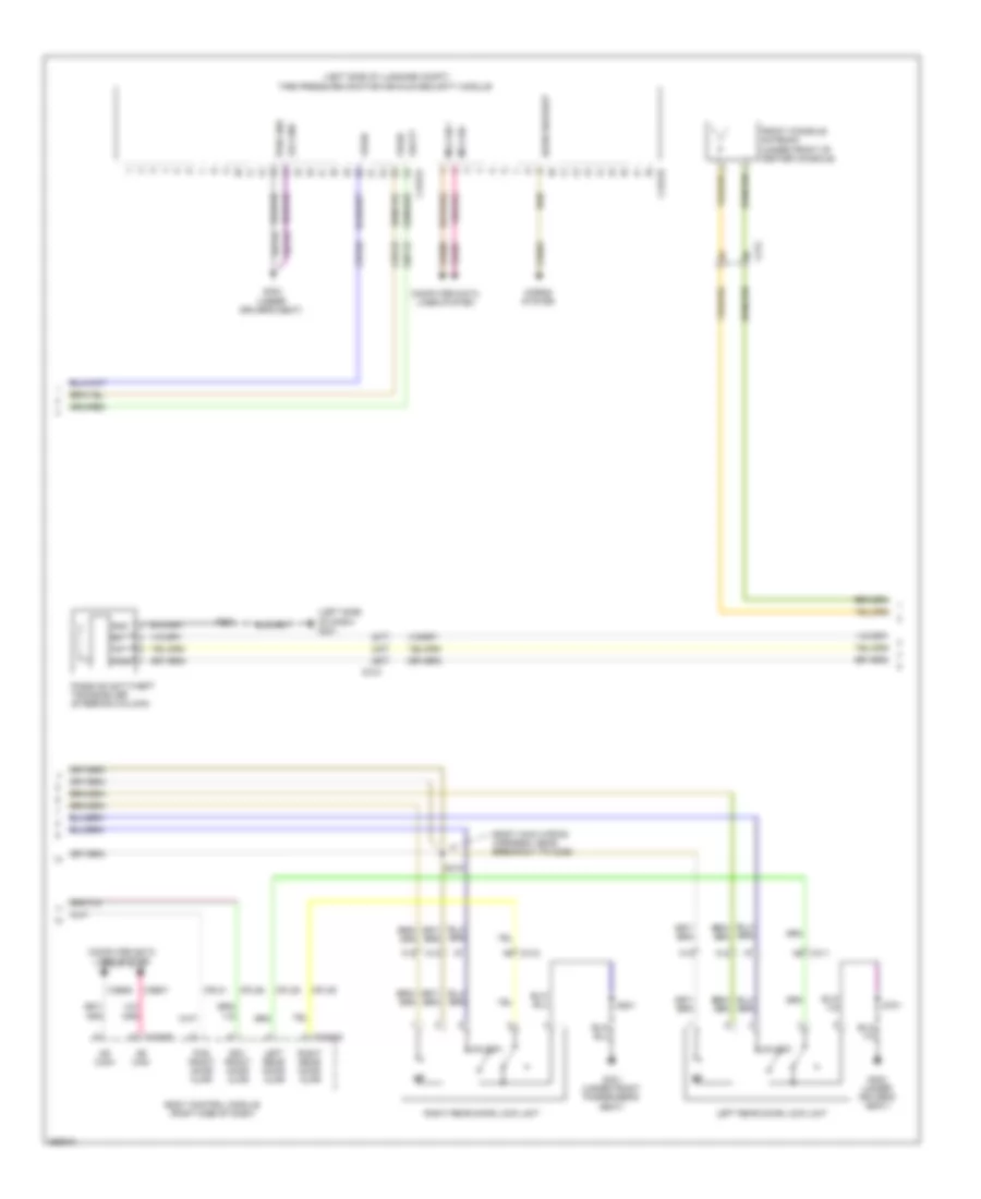 Power Door Locks Wiring Diagram, with Intelligent Access (2 of 4) for Ford Fiesta SES 2012