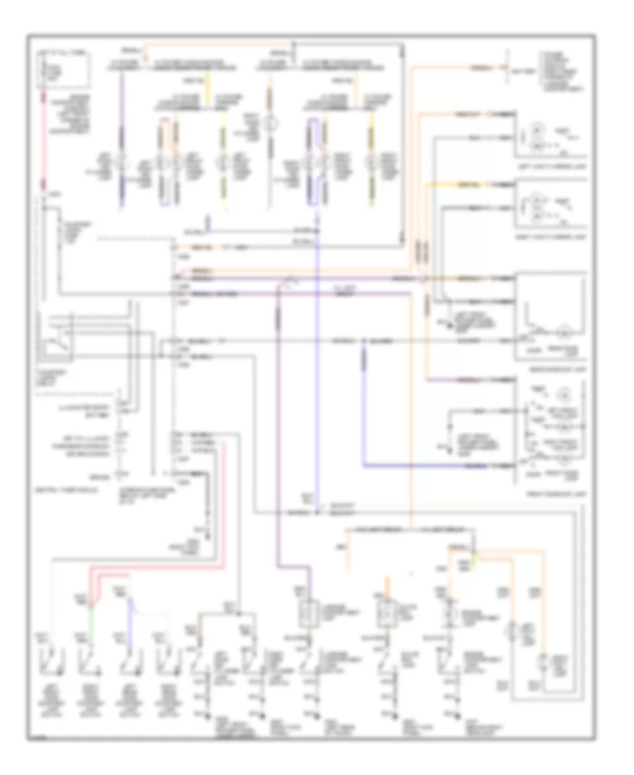 Courtesy Lamps Wiring Diagram for Ford Contour GL 1996