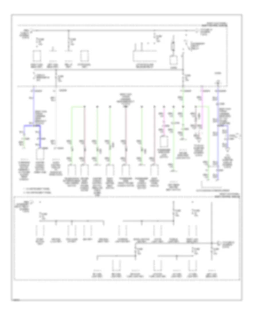 Power Distribution Wiring Diagram 7 of 9 for Ford F 350 Super Duty King Ranch 2014