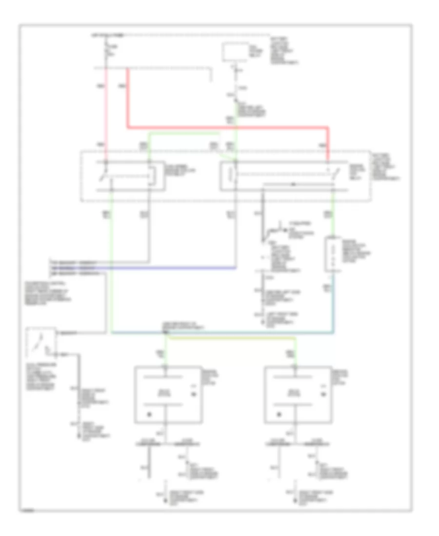 Cooling Fan Wiring Diagram for Ford Contour SE 1998