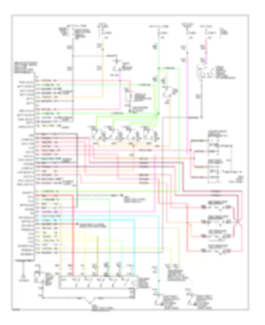 Keyless Entry Wiring Diagram for Ford Crown Victoria LX 1994