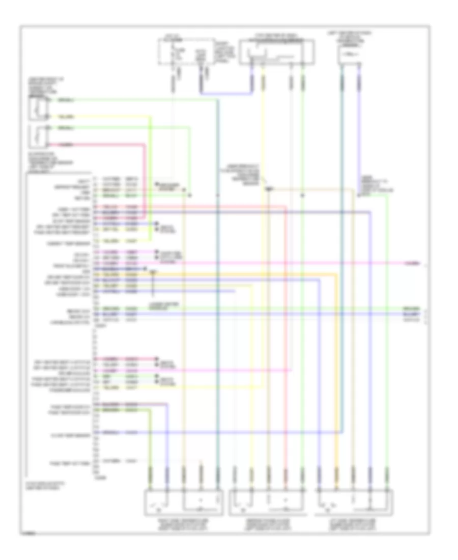 Automatic A C Wiring Diagram 1 of 2 for Ford Taurus SHO 2010
