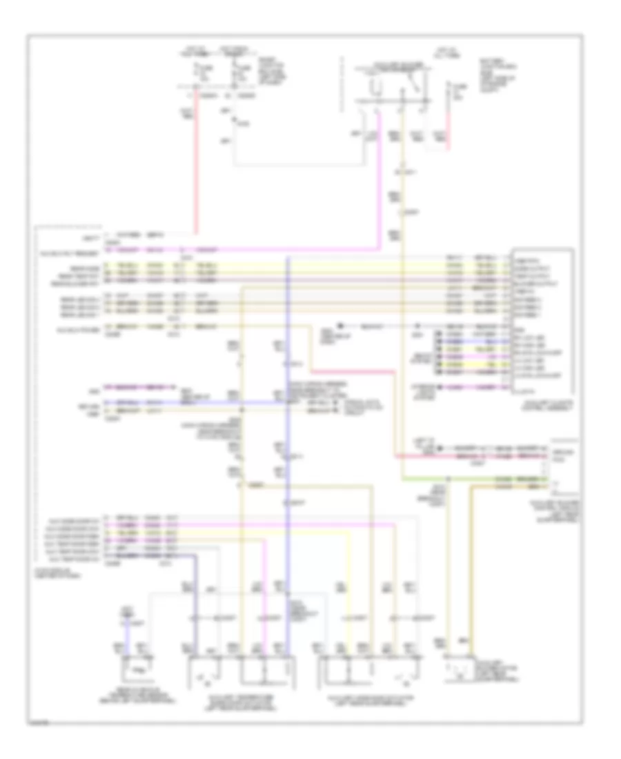 Auxiliary Blower Wiring Diagram for Ford Flex Limited 2012