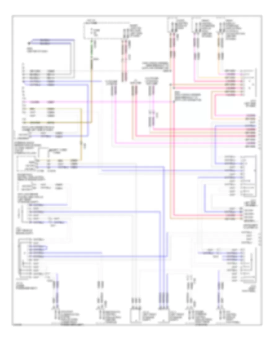 Computer Data Lines Wiring Diagram 1 of 2 for Ford Flex Limited 2012