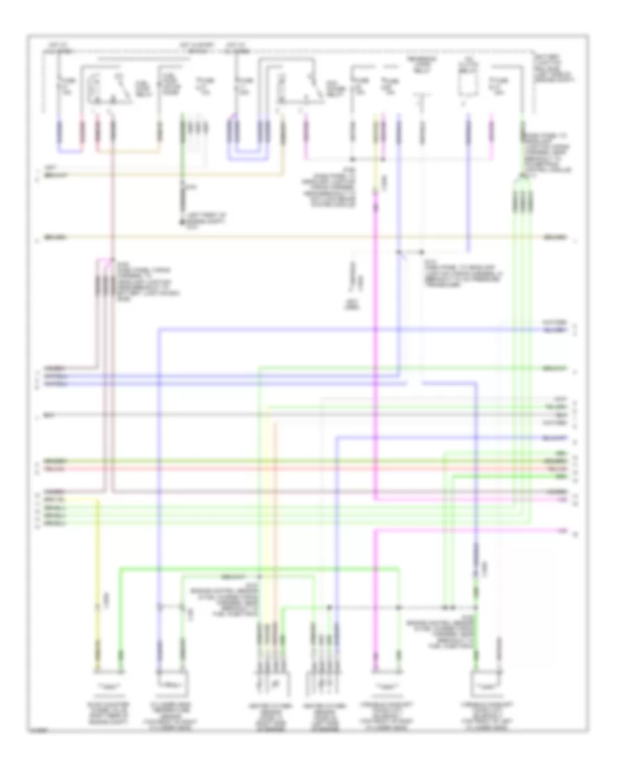3.5L, Engine Performance Wiring Diagram (3 of 6) for Ford Flex Limited 2012