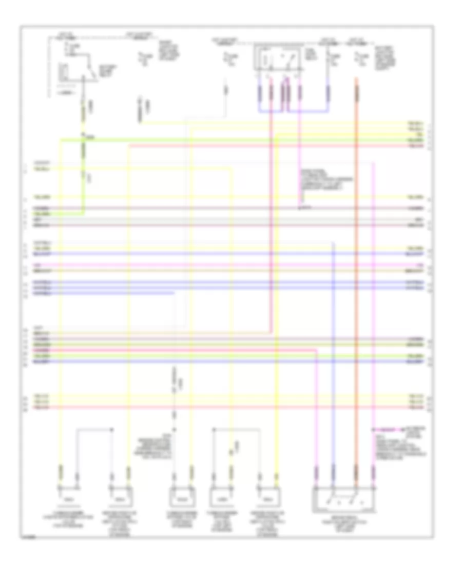 3.5L Twin Turbo, Engine Performance Wiring Diagram (2 of 6) for Ford Flex Limited 2012